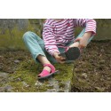 Avarcas enfant boucle fuschia scratch 